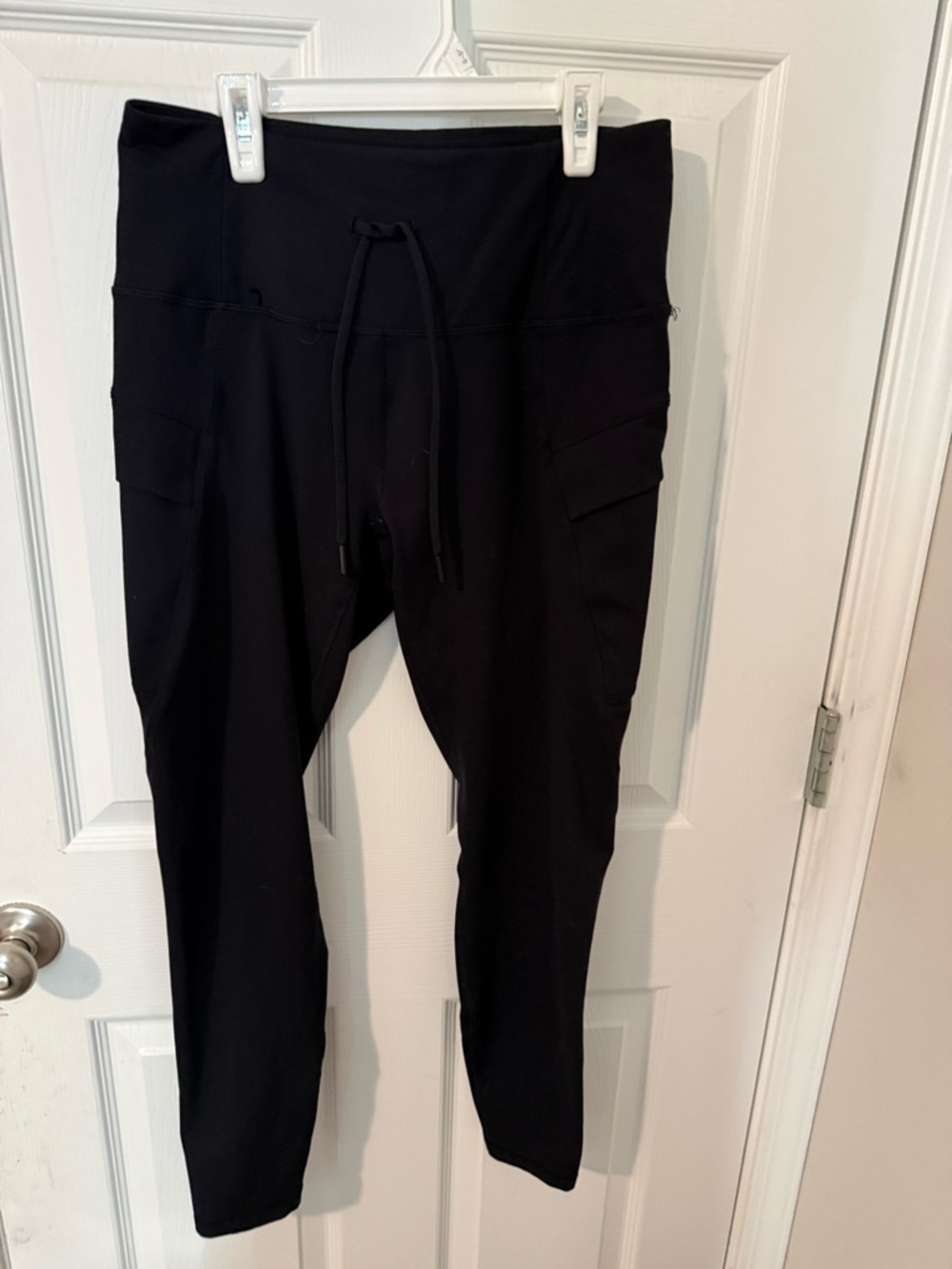 Spyder Black High-Waist Leggings with Side Pockets